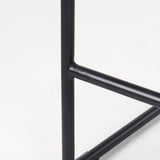 Givens Natural/Black Wood Metal Counter Stool - Ornate Home