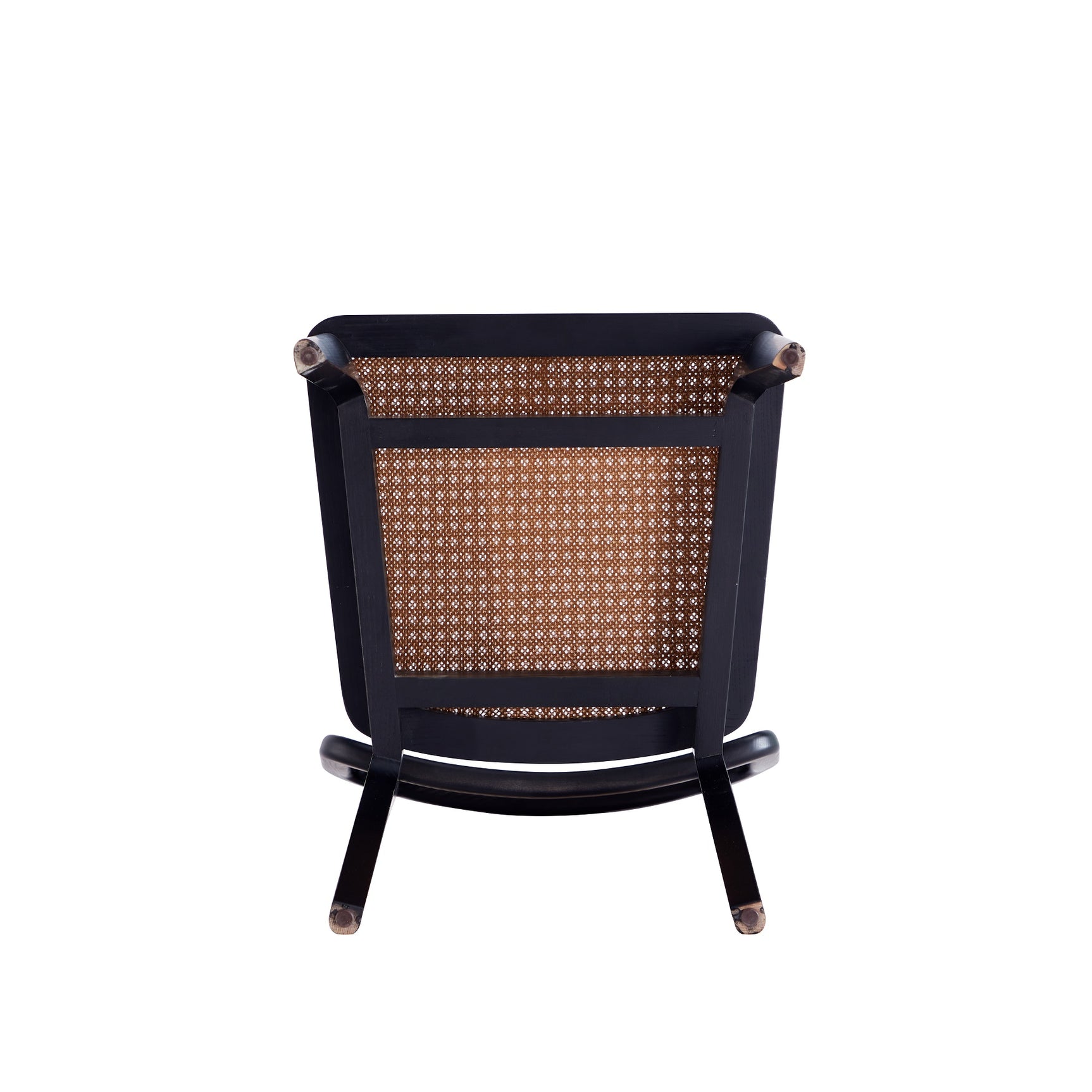 Giverny Dining Chair in Black and Natural Cane (set of 2) - Ornate Home