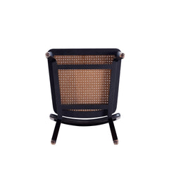 Giverny Dining Chair in Black and Natural Cane (set of 4) - Ornate Home