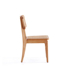Giverny Dining Chair in Nature Cane (set of 2) - Ornate Home