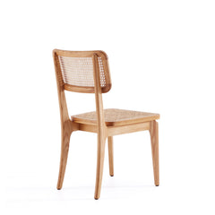 Giverny Dining Chair in Nature Cane (set of 2) - Ornate Home
