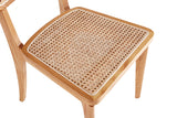 Giverny Dining Chair in Nature Cane (set of 2) - Ornate Home