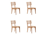 Giverny Dining Chair in Nature Cane (set of 4) - Ornate Home
