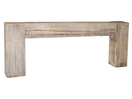 Giza Natural Console Table (100”W) - Ornate Home