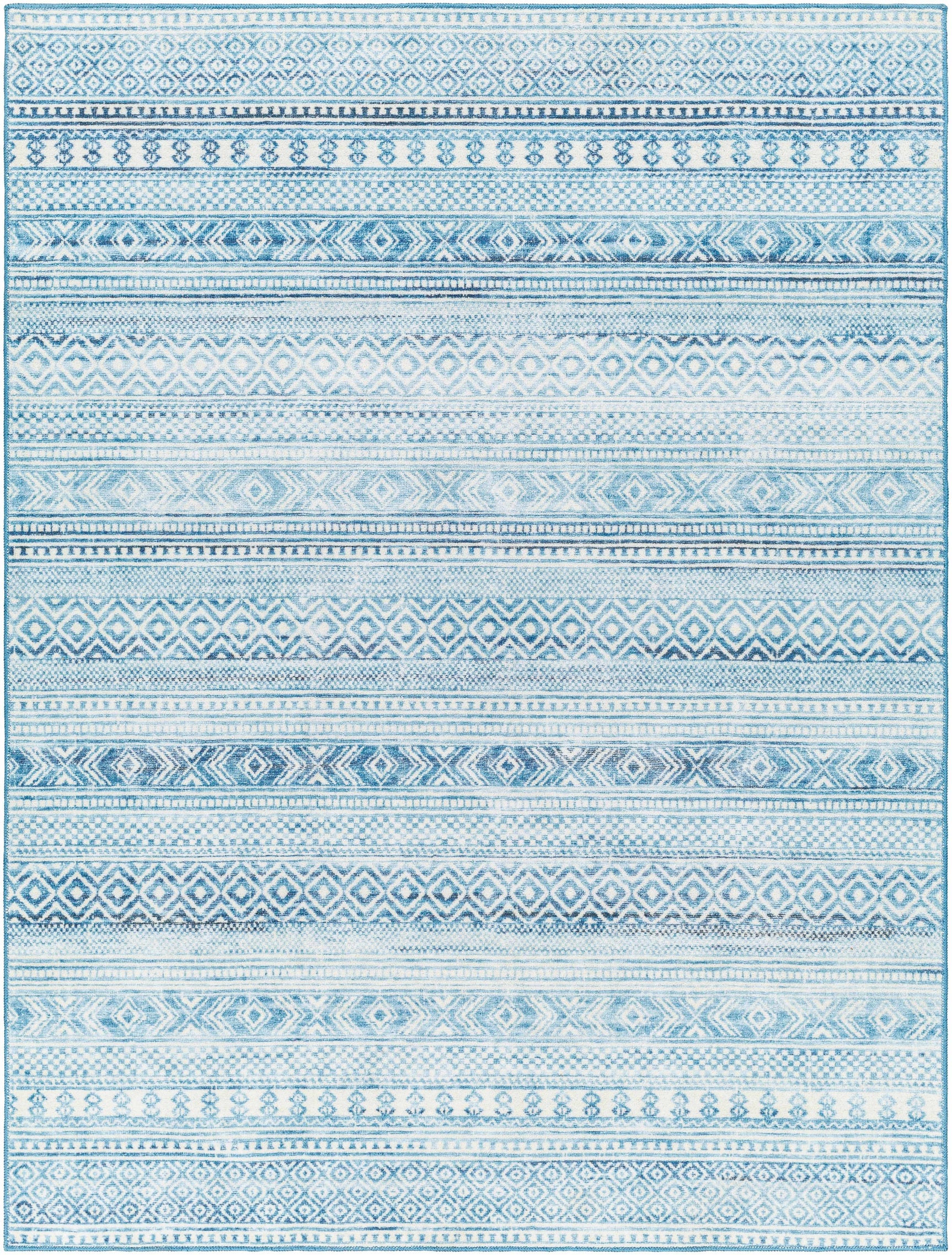 Gizeh Arctic Stone Washable Area Rug - Clearance - Ornate Home