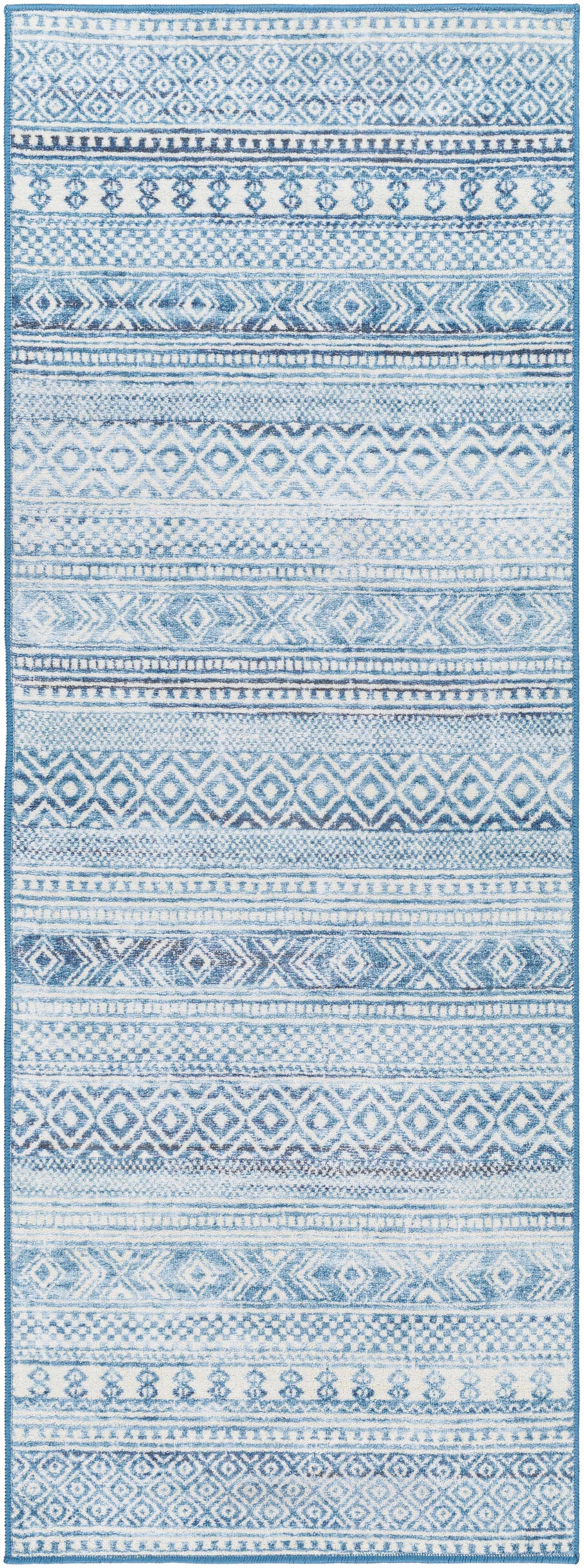 Gizeh Arctic Stone Washable Area Rug - Clearance - Ornate Home