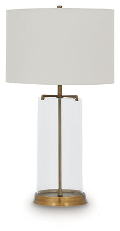Gizeh Clear/Gold Table Lamp - Ornate Home