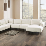 Gladbach Beige J-Shape Sectional - Ornate Home