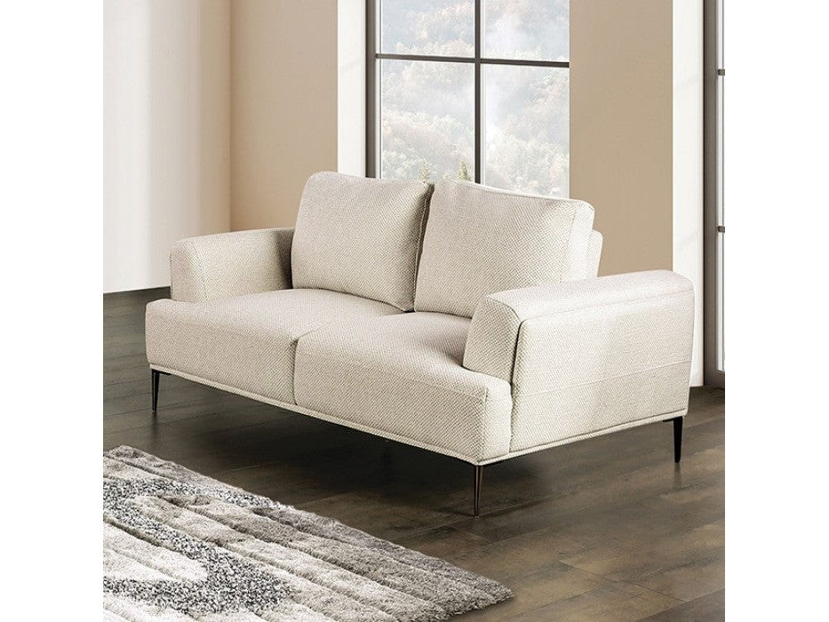 Gladbach Beige Loveseat - Ornate Home