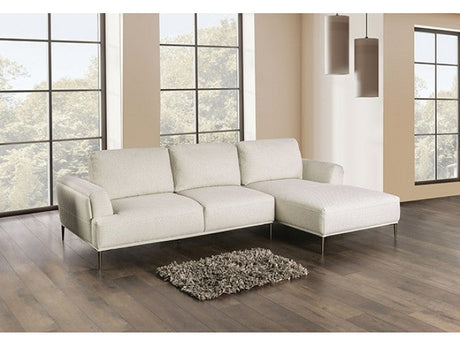 Gladbach Beige Right-Chaise Sectional - Ornate Home