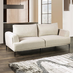 Gladbach Beige Upholstery Living Room Set - Ornate Home