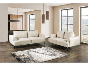 Gladbach Beige Upholstery Living Room Set - Ornate Home