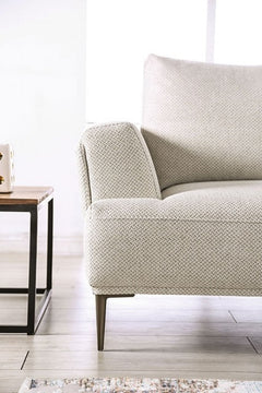 Gladbach Beige Upholstery Living Room Set - Ornate Home