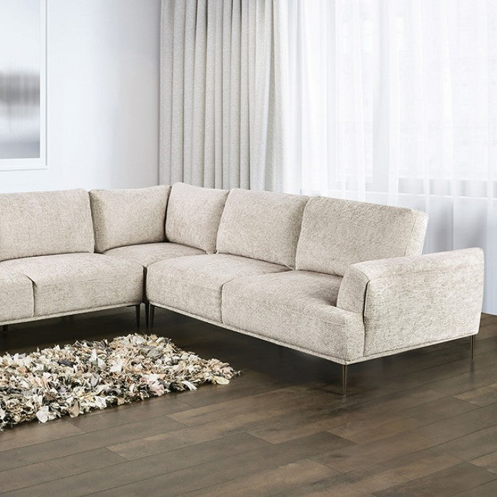 Gladbach Light Brown Large L-Shape Sectional - Ornate Home