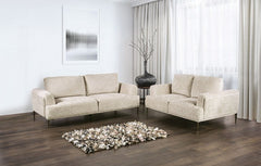 Gladbach Light Brown Loveseat - Ornate Home
