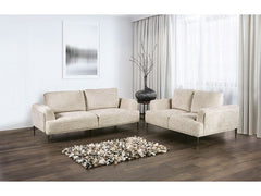 Gladbach Light Brown Upholstery Living Room Set - Ornate Home