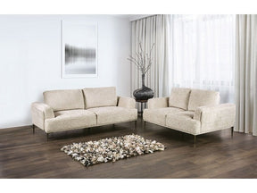 Gladbach Light Brown Upholstery Living Room Set - Ornate Home