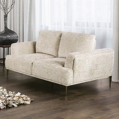 Gladbach Light Brown Upholstery Living Room Set - Ornate Home