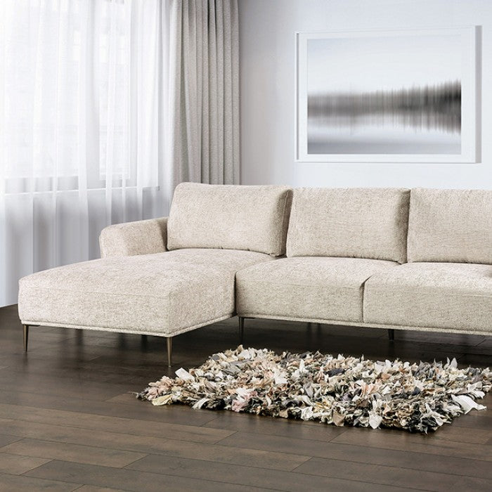 Gladbach Light Brown left-Chaise Sectional - Ornate Home