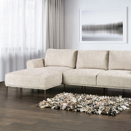 Gladbach Light Brown left-Chaise Sectional - Ornate Home