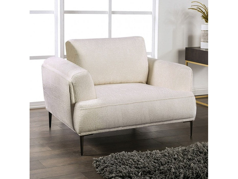 Gladbach Linen White Chair - Ornate Home