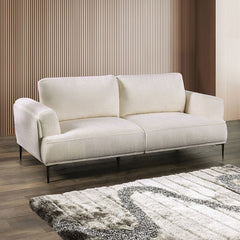 Gladbach Linen White Upholstery Living Room Set - Ornate Home