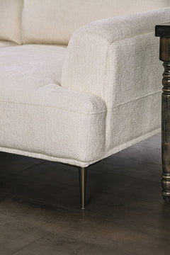 Gladbach Linen White Upholstery Living Room Set - Ornate Home
