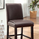 Gladstone Dark Walnut Counter Height Chair (Set of 2) - Ornate Home