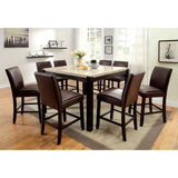 Gladstone Dark Walnut Counter Height Chair (Set of 2) - Ornate Home