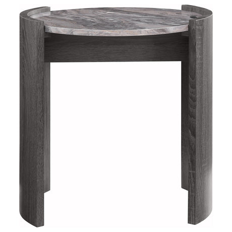 Gladstone Distressed Grey 3-piece Coffee and End Table Set - Ornate Home