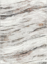 Glain Gray & Brown Marble Area Rug - Clearance - Ornate Home