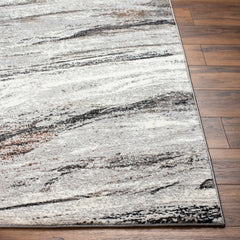 Glain Gray & Brown Marble Area Rug - Clearance - Ornate Home