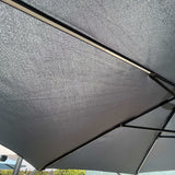 Glam Cantilever Umbrella w/ LED - Ornate Home