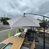 Glam Cantilever Umbrella w/ LED - Ornate Home