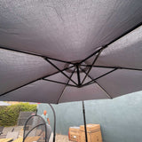 Glam Cantilever Umbrella w/ LED - Ornate Home