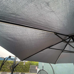 Glam Cantilever Umbrella w/ LED - Ornate Home