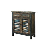 Glancio Oak Console Cabinet - Ornate Home