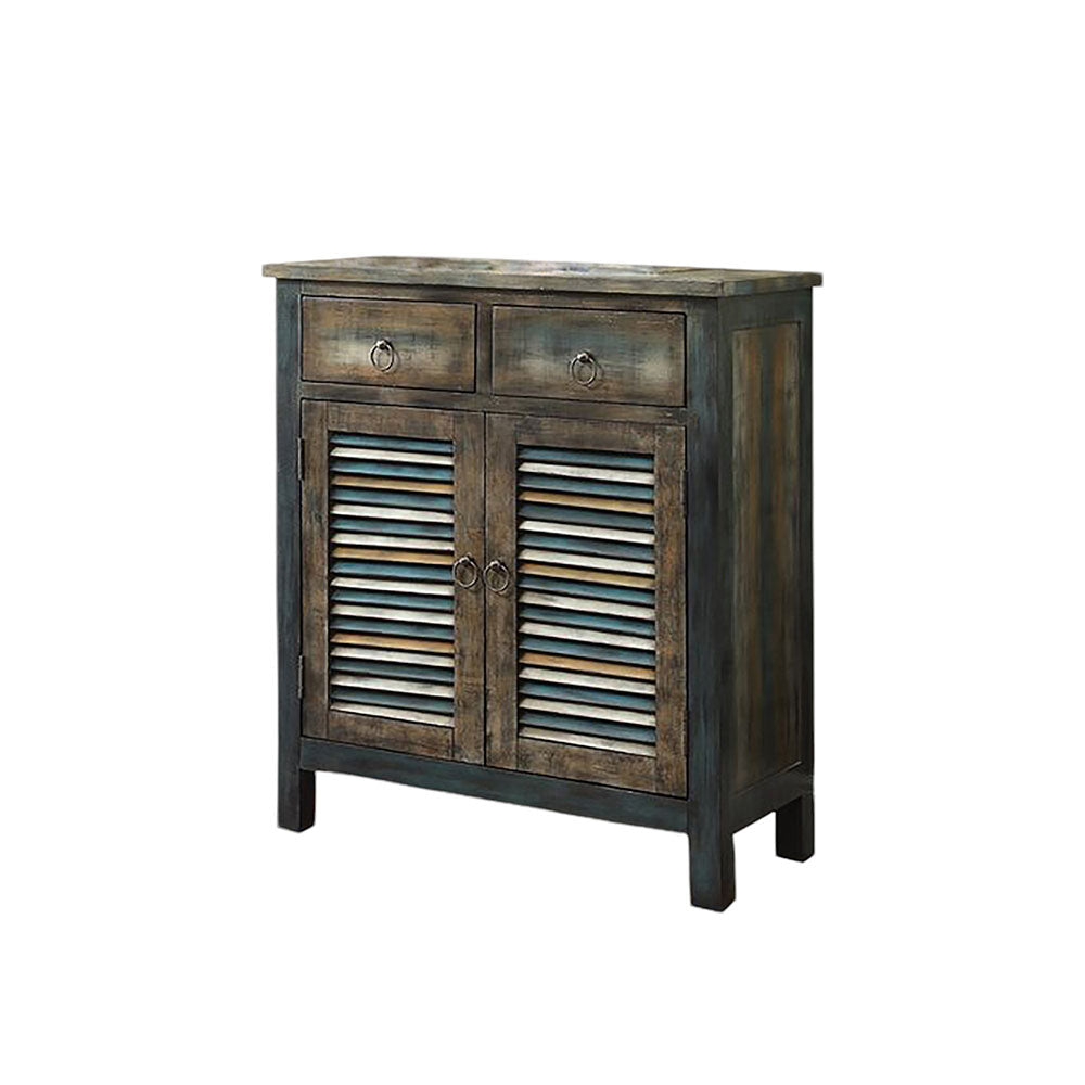 Glancio Oak Console Cabinet - Ornate Home