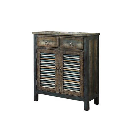 Glancio Oak Console Cabinet - Ornate Home
