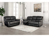Glarus Black Sofa & Loveseat - Ornate Home