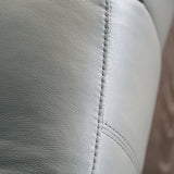 Glarus Dark Gray Leather Match Recliner - Ornate Home