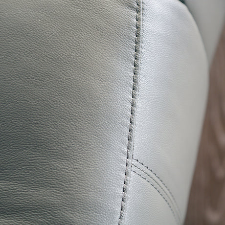 Glarus Dark Gray Leather Match Recliner - Ornate Home