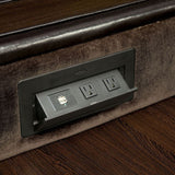 Glasgow Dark Brown Sectional - Ornate Home