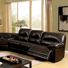 Glasgow Dark Brown Sectional - Ornate Home