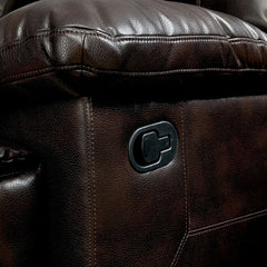 Glasgow Dark Brown Sectional - Ornate Home