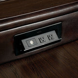 Glasgow Dark Brown Sectional - Ornate Home