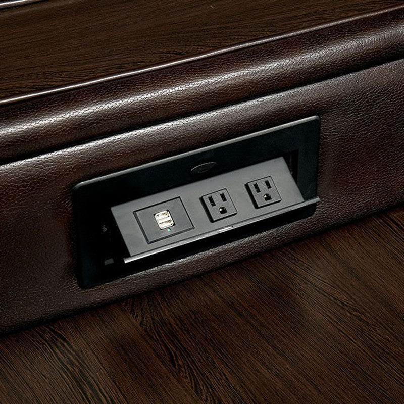Glasgow Dark Brown Sectional - Ornate Home