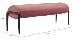 Glatt Brown Bench - Ornate Home