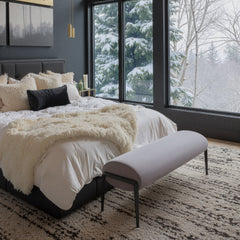 Glatt Gray Bench - Ornate Home