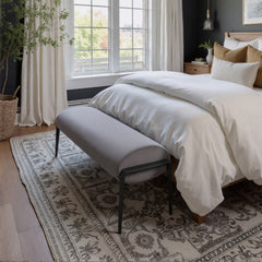Glatt Gray Bench - Ornate Home